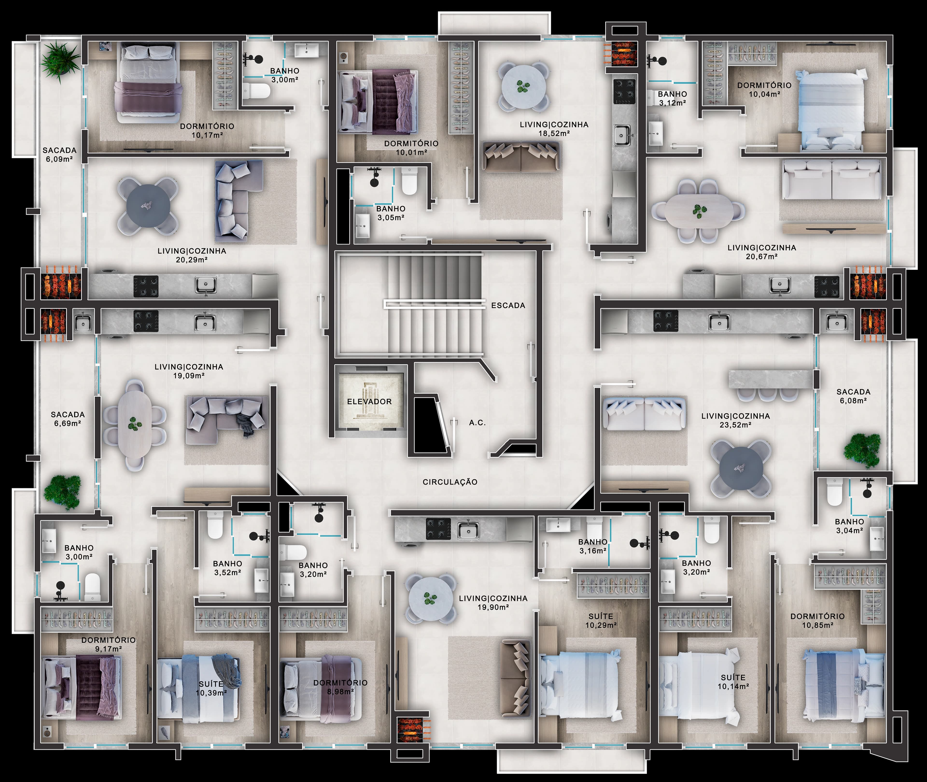 Planta Tipo - A - 01.png